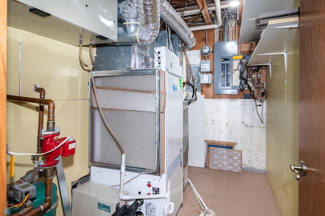 utility room with electric panel