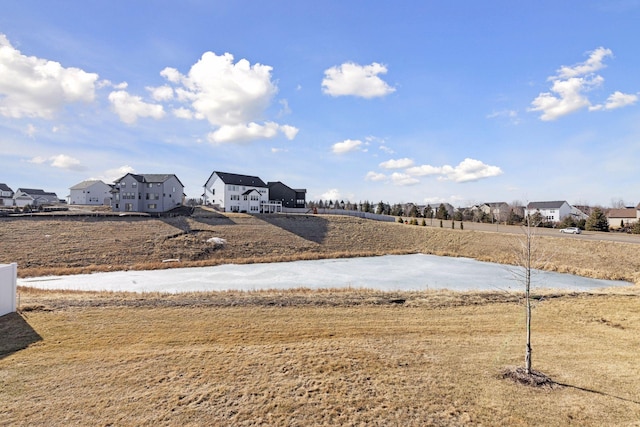 view of yard with a residential view