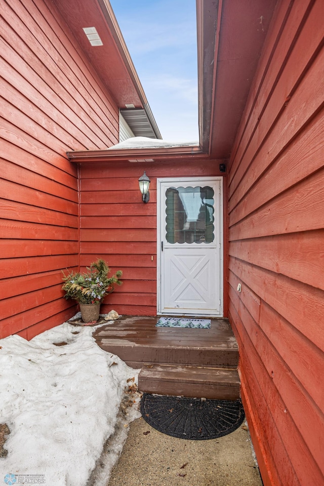 view of entrance to property