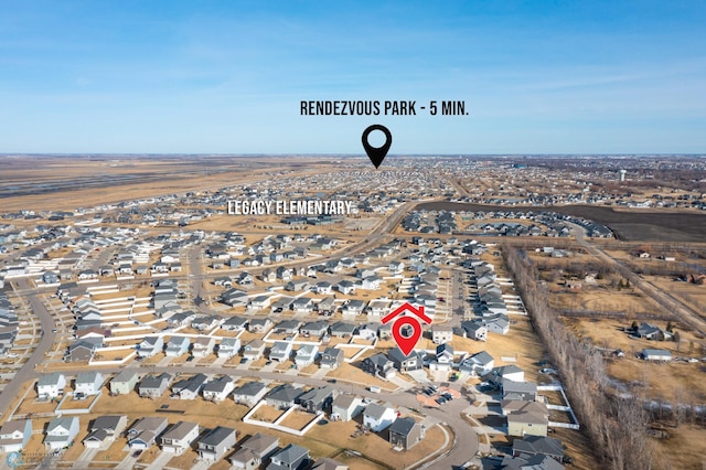 752 Cathy Dr W, West Fargo, ND 58078 - drone / aerial view featuring a residential view