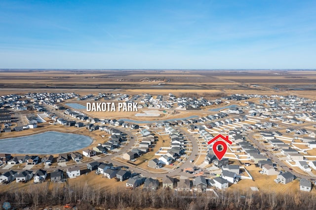 752 Cathy Dr W, West Fargo, ND 58078 - birds eye view of property with a residential view