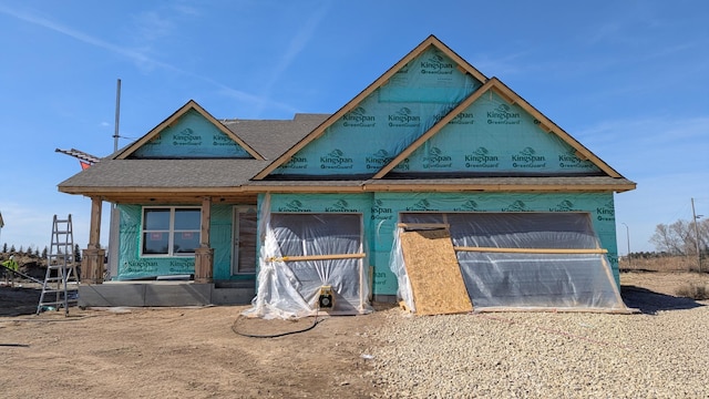 view of property under construction