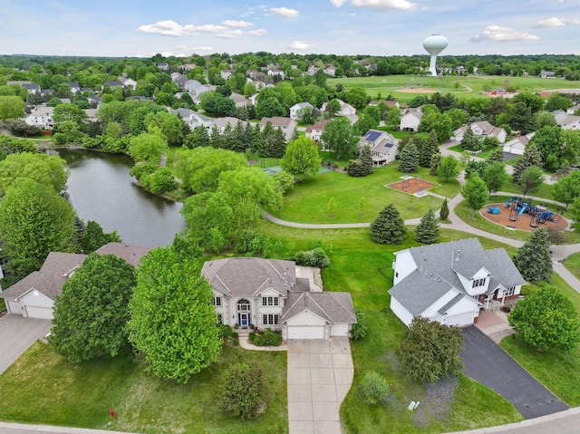 3679 Commonwealth Rd, Woodbury, MN 55125 - aerial view of residential area featuring a nearby body of water