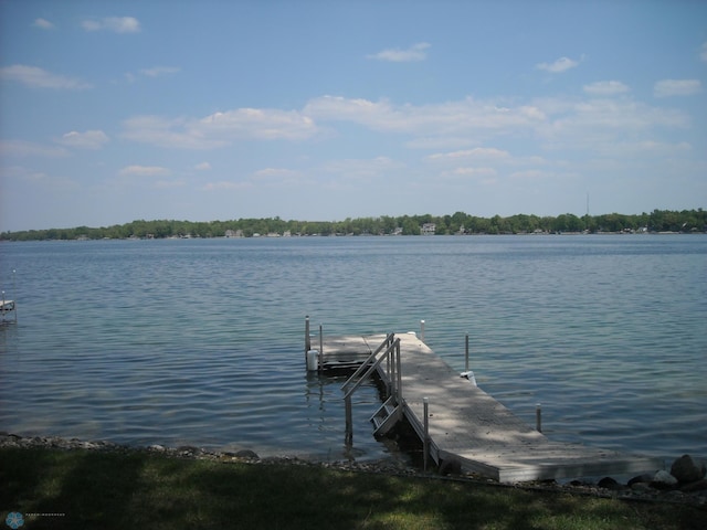 17140 Big Cormorant Rd, Lake Eunice Twp, MN 56511 - dock featuring a water view
