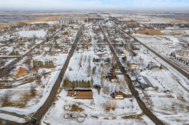289 2nd St SW, Forman, ND 58032 - view of snowy aerial view