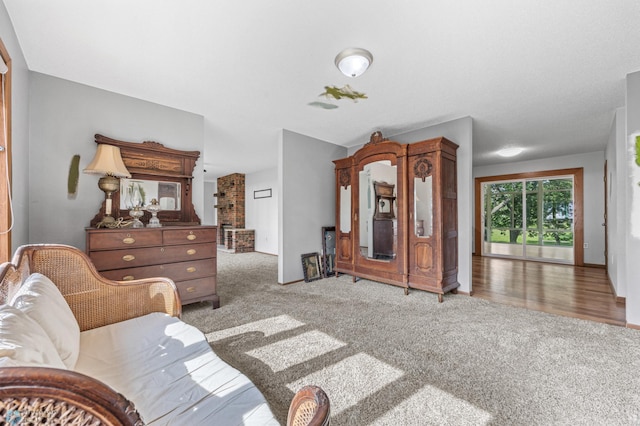 289 2nd St SW, Forman, ND 58032 - living area featuring carpet floors