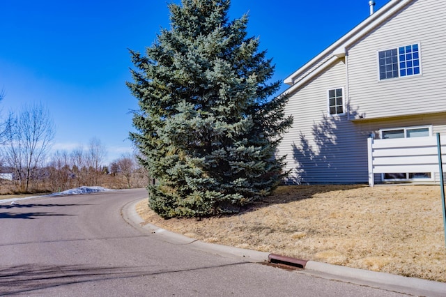 view of side of property