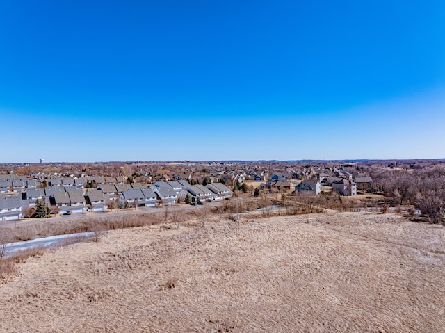 view of yard with a residential view