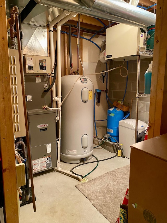 utilities with water heater