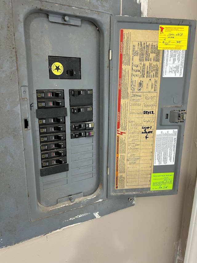 utilities featuring electric panel