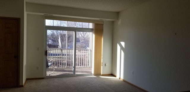 935 Ferndale St N Unit 106, Maplewood, MN 55119 - doorway to outside with carpet flooring and baseboards