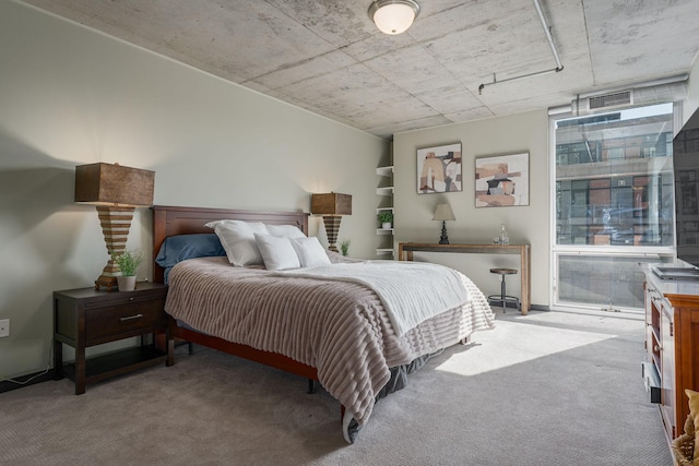 bedroom featuring carpet floors