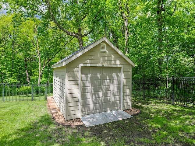 4350 Golfview Dr, Jordan, MN 55352 - view of shed with a view of trees