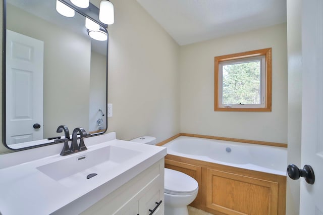1505 Harrison Dr SW, Brainerd, MN 56401 - bathroom with toilet, a bath, and vanity