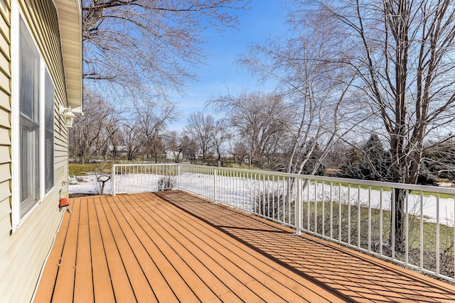 13857 Jacob Ave, Nininger Twp, MN 55033 - view of wooden deck