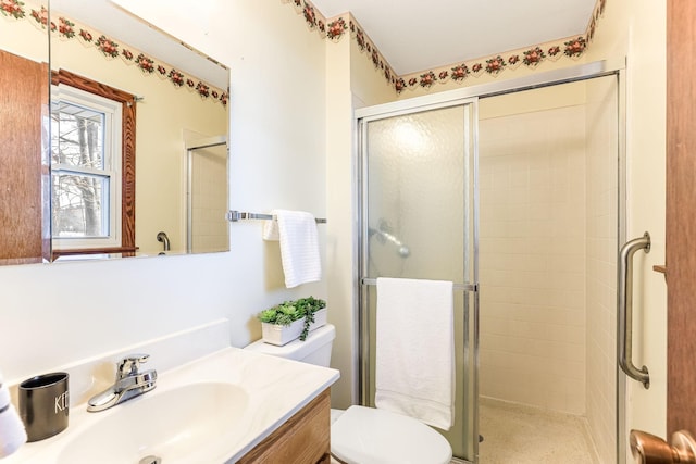 13857 Jacob Ave, Nininger Twp, MN 55033 - full bath with a shower stall and vanity