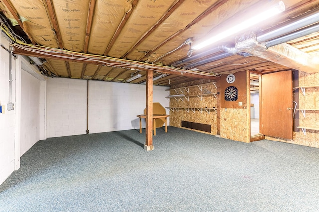 13857 Jacob Ave, Nininger Twp, MN 55033 - unfinished basement with carpet