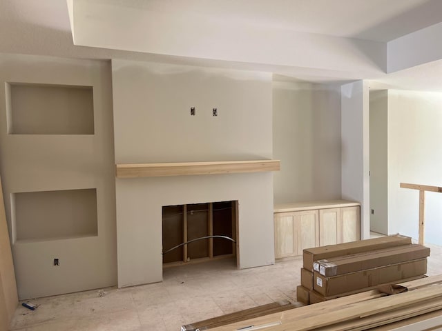view of unfurnished living room