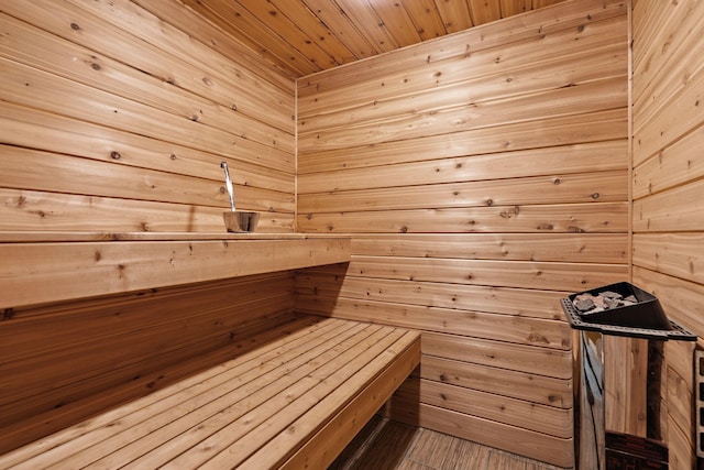 view of sauna / steam room