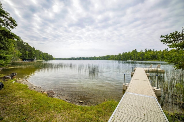 35365 Boot Lake Rd, Park Rapids, MN 56470 - dock area featuring a water view