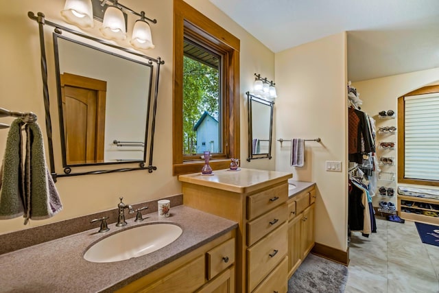 35365 Boot Lake Rd, Park Rapids, MN 56470 - bathroom featuring two vanities and a sink