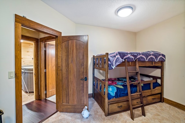 35365 Boot Lake Rd, Park Rapids, MN 56470 - bedroom featuring a textured ceiling and baseboards