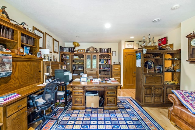 35365 Boot Lake Rd, Park Rapids, MN 56470 - office with light wood-style floors and recessed lighting