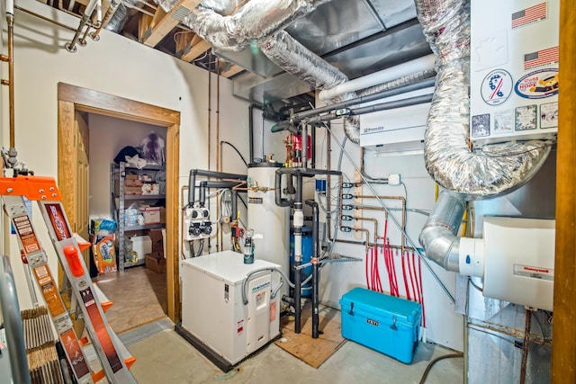 35365 Boot Lake Rd, Park Rapids, MN 56470 - utility room featuring gas water heater