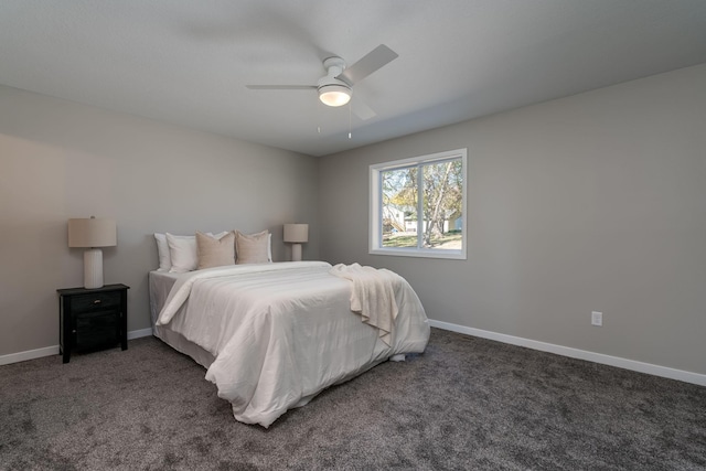 3112 Scotch Ln, Mankato, MN 56001 - bedroom featuring carpet floors, baseboards, and ceiling fan
