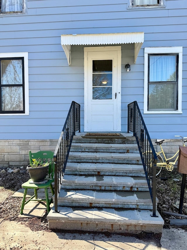view of entrance to property