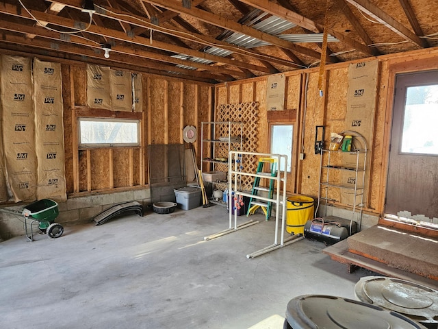 21888 650th Ave, Dexter, MN 55926 - miscellaneous room featuring concrete floors