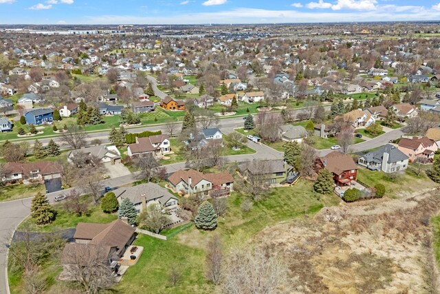 birds eye view of property featuring a residential view