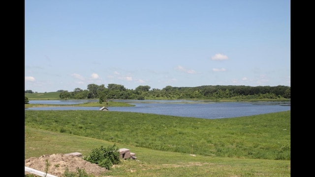 view of water feature