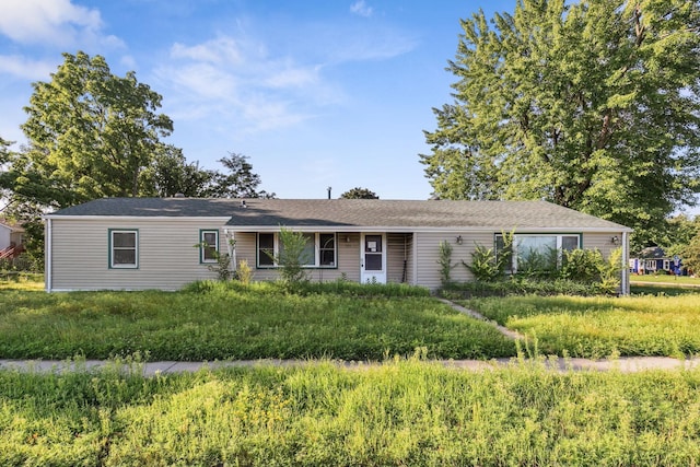 view of ranch-style house