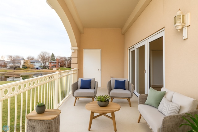 2501 30th Ave S Unit 102, Fargo, ND 58103 - balcony featuring a water view