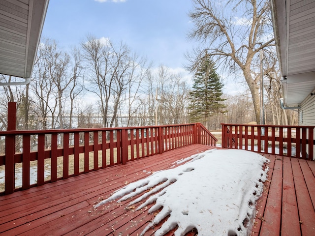 view of deck