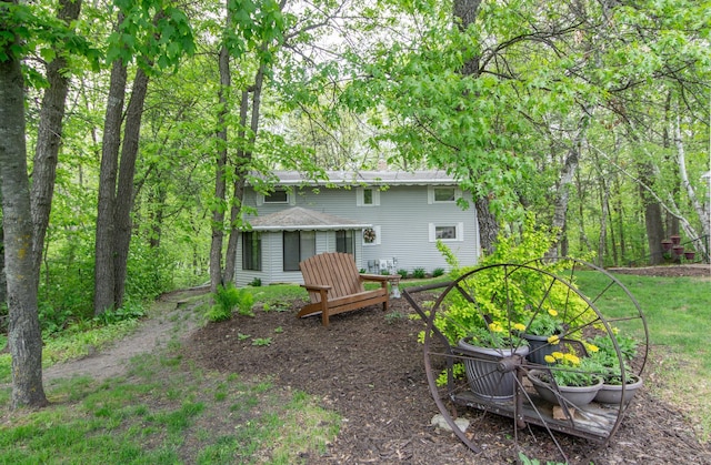 view of rear view of property