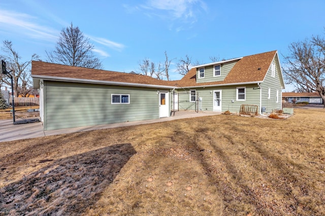 view of rear view of property