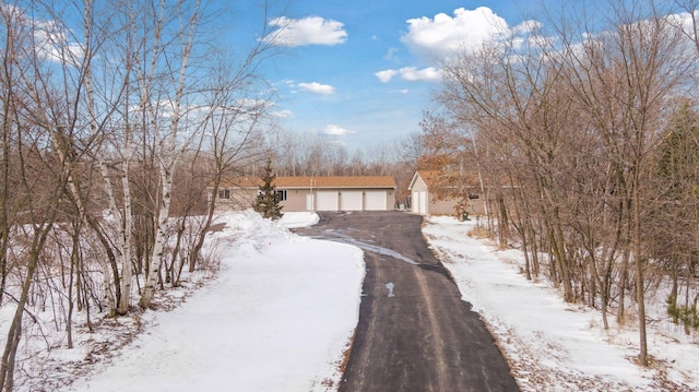 exterior space with community garages