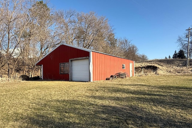 view of outbuilding featuring an outbuilding