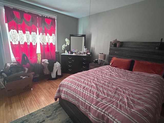 bedroom featuring hardwood / wood-style flooring