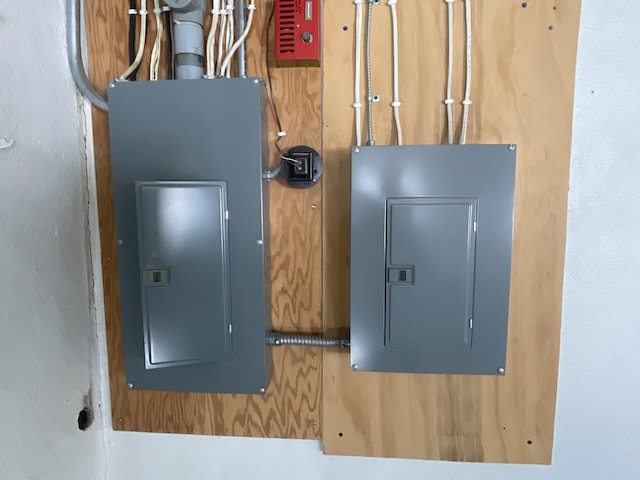 utility room featuring electric panel