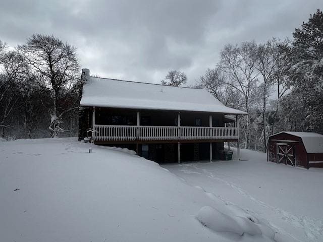 11669 Dellwood Rd, Grant, MN 55082 - view of front of home featuring a deck