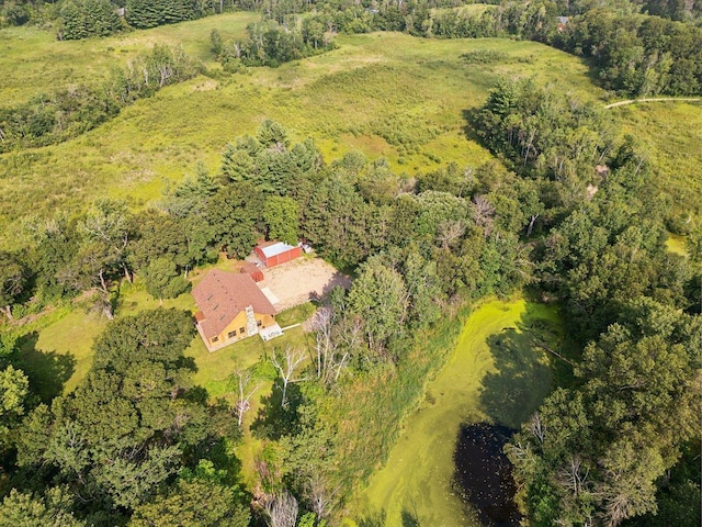 11669 Dellwood Rd, Grant, MN 55082 - aerial view of property's location featuring a heavily wooded area