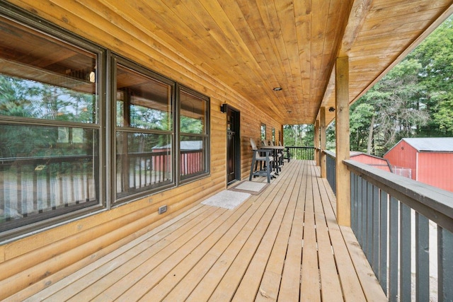 11669 Dellwood Rd, Grant, MN 55082 - view of deck