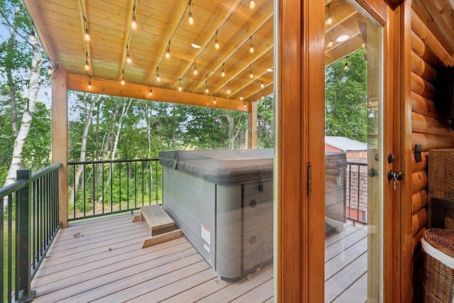 11669 Dellwood Rd, Grant, MN 55082 - view of wooden terrace