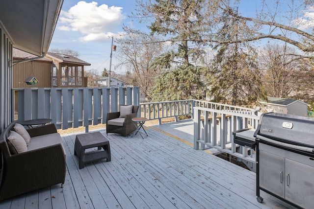 view of deck