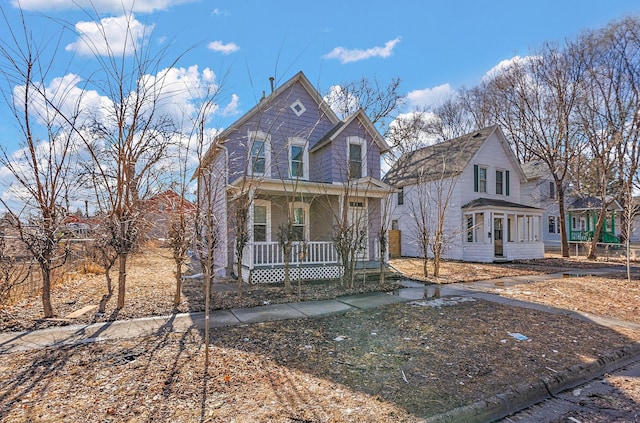 victorian house with covered porch