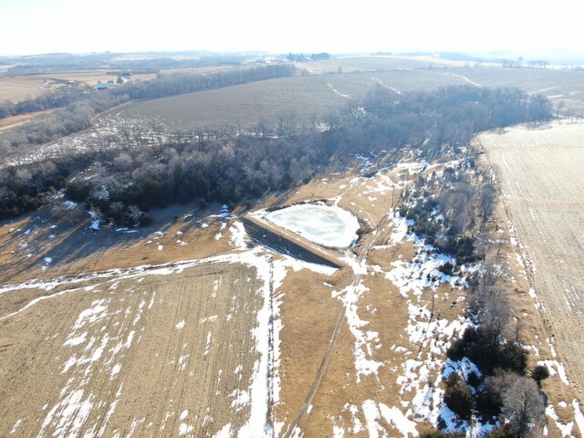 bird's eye view featuring a rural view