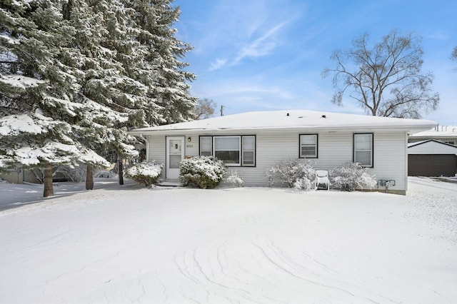 view of ranch-style home